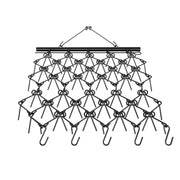 Drag Harrow, 4'x4' Heavy-Duty Chain Harrow with 69 Teeth, ATV UTV Tractor Attachments Field Drag Mat for Sod V952-LPGDK4X4FT0067AQTV0