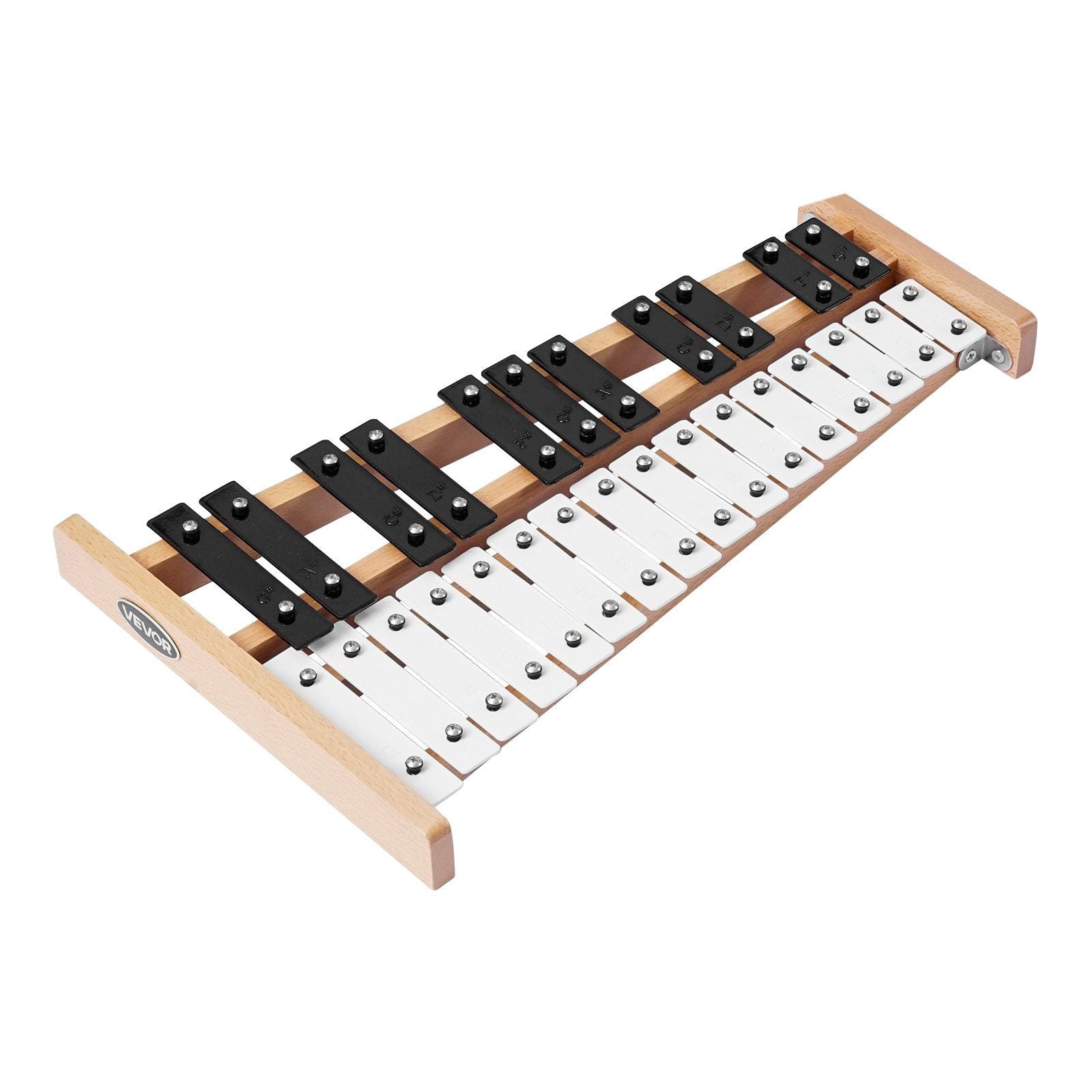Glockenspiel Xylophone, 27 Notes, Professional Xylophone Percussion Instrument, with Metal Keys, Includes 4 V952-LPZQHBSWZJ27ZB5YD001V0