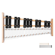 Glockenspiel Xylophone, 27 Notes, Professional Xylophone Percussion Instrument, with Metal Keys, Includes 4 V952-LPZQHBSWZJ27ZB5YD001V0