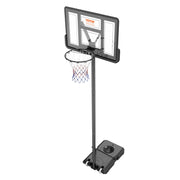 Basketball Hoop, 4-10 ft Adjustable Height Portable Backboard System, 44 inch Basketball Hoop & Goal, Kids & V952-LQK44CKWDJ00OBGUSV0