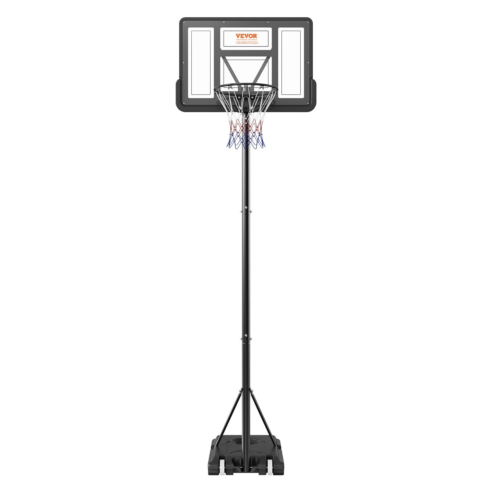 Basketball Hoop, 4-10 ft Adjustable Height Portable Backboard System, 44 inch Basketball Hoop & Goal, Kids & V952-LQK44CKWDJ00OBGUSV0
