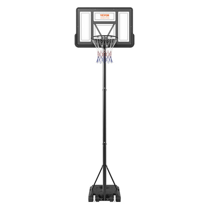 Basketball Hoop, 4-10 ft Adjustable Height Portable Backboard System, 44 inch Basketball Hoop & Goal, Kids & V952-LQK44CKWDJ00OBGUSV0
