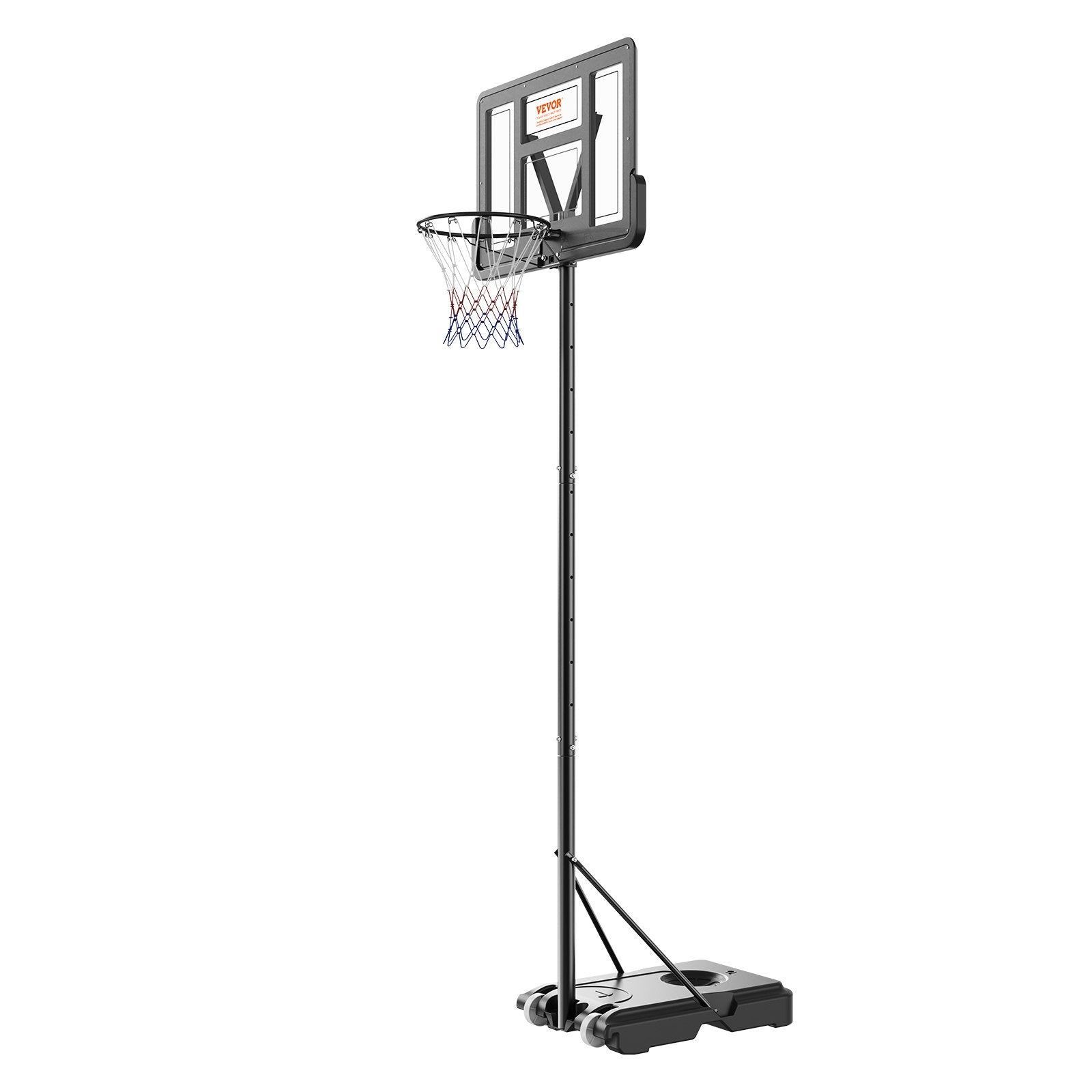 Basketball Hoop, 4-10 ft Adjustable Height Portable Backboard System, 44 inch Basketball Hoop & Goal, Kids & V952-LQK44CKWDJ00OBGUSV0