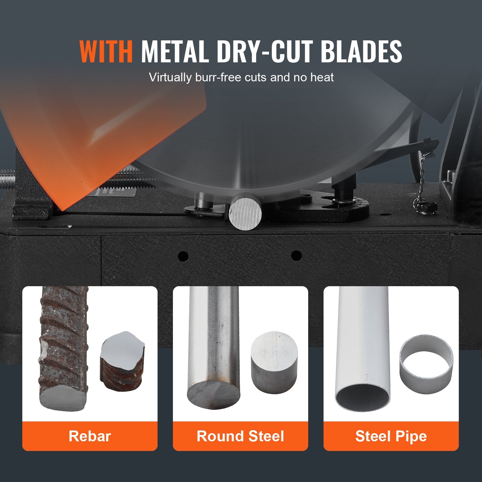 Chop Saw, 14"/355mm Blade Diameter Cut Off Saw, 2800W 1200RPM Steel Cutting Machine, Adjustable Dry Cut Chop V952-LQXXCQGJYC1411KY4V3