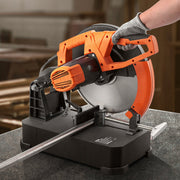 Chop Saw, 14"/355mm Blade Diameter Cut Off Saw, 2800W 1200RPM Steel Cutting Machine, Adjustable Dry Cut Chop V952-LQXXCQGJYC1411KY4V3