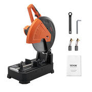 Chop Saw, 14"/355mm Blade Diameter Cut Off Saw, 2800W 1200RPM Steel Cutting Machine, Adjustable Dry Cut Chop V952-LQXXCQGJYC1411KY4V3