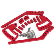 Hand Grips Front Rear Compatible with 2007-2017 Jeep Wrangler JK New V952-LS07-17JPMMRRED01V0