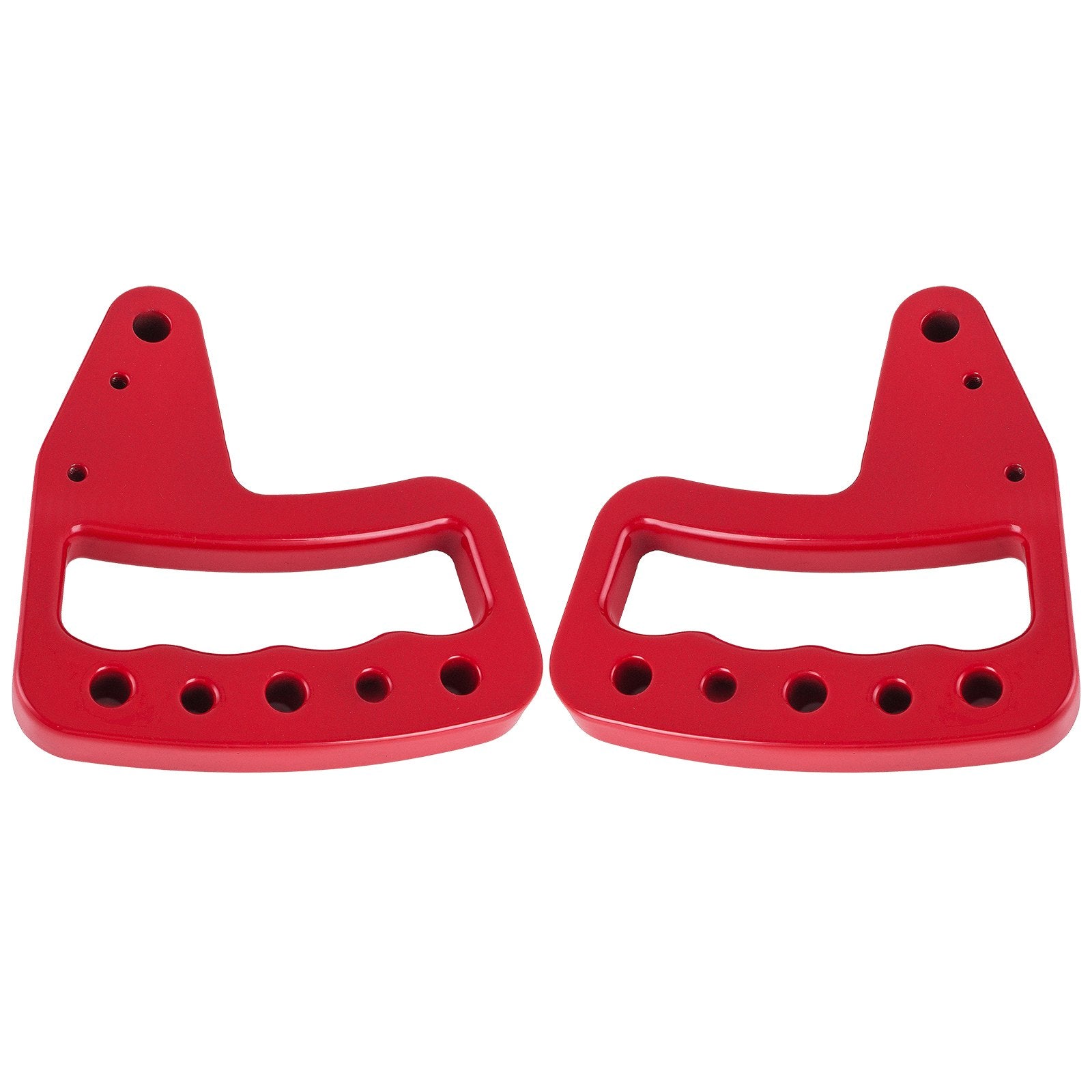 Hand Grips Front Rear Compatible with 2007-2017 Jeep Wrangler JK New V952-LS07-17JPMMRRED01V0