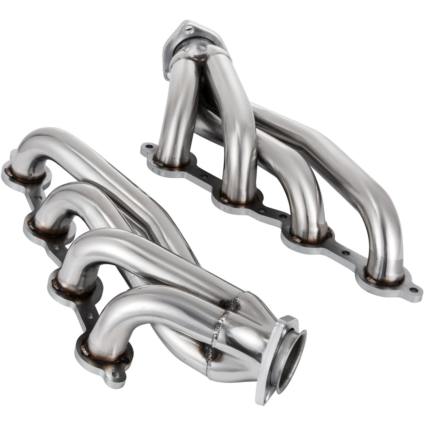 Exhaust Header Set 1 5/8" Exhaust Turbo Headers, Stainless Steel Exhaust Manifold Headers, Shorty Engine V952-LS1-2-3-6LS-QJQG1V0