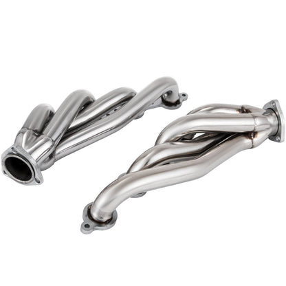 Exhaust Header Set 1 5/8" Exhaust Turbo Headers, Stainless Steel Exhaust Manifold Headers, Shorty Engine V952-LS1-2-3-6LS-QJQG1V0
