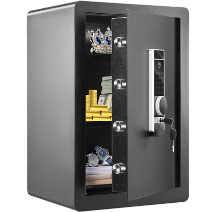 Safe 2.2 Cubic Feet Home Safe Steel for Cash Gold 15.75x13x23.6 inch V952-LSBXXHSLSLF22HXMIV0