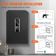 Safe 2.2 Cubic Feet Home Safe Steel for Cash Gold 15.75x13x23.6 inch V952-LSBXXHSLSLF22HXMIV0