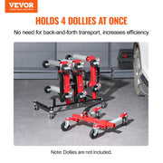 Car Dolly Rack, Storage Rack with 360 degrees Rotatable Wheels, Hydraulic Ratchet Trolley Jack Stand V952-LSBYCCFJCF4GTF38XV0