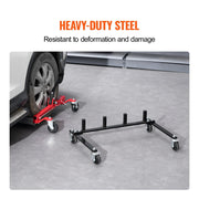 Car Dolly Rack, Storage Rack with 360 degrees Rotatable Wheels, Hydraulic Ratchet Trolley Jack Stand V952-LSBYCCFJCF4GTF38XV0