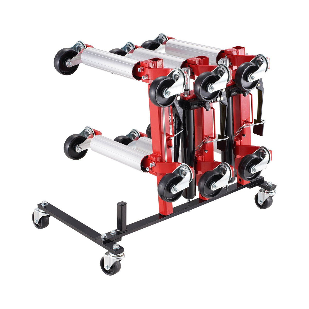 Car Dolly Rack, Storage Rack with 360 degrees Rotatable Wheels, Hydraulic Ratchet Trolley Jack Stand V952-LSBYCCFJCF4GTF38XV0