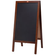 VEOVR A Frame Chalkboard Sign, 50x102 cm Double-Sided Sidewalk Signs, Freestanding Vintage Wooden Chalk Board V952-LSCTB2040INCHRVHUV0