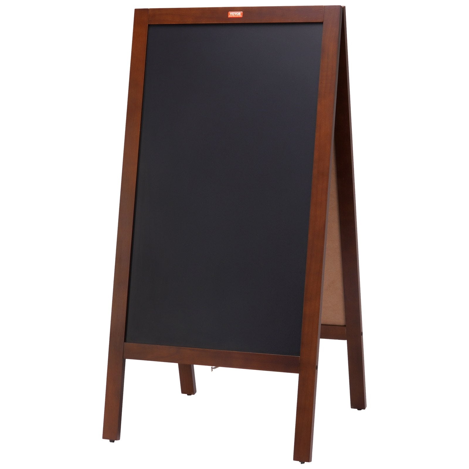 VEOVR A Frame Chalkboard Sign, 50x102 cm Double-Sided Sidewalk Signs, Freestanding Vintage Wooden Chalk Board V952-LSCTB2040INCHRVHUV0