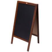 VEOVR A Frame Chalkboard Sign, 50x102 cm Double-Sided Sidewalk Signs, Freestanding Vintage Wooden Chalk Board V952-LSCTB2040INCHRVHUV0