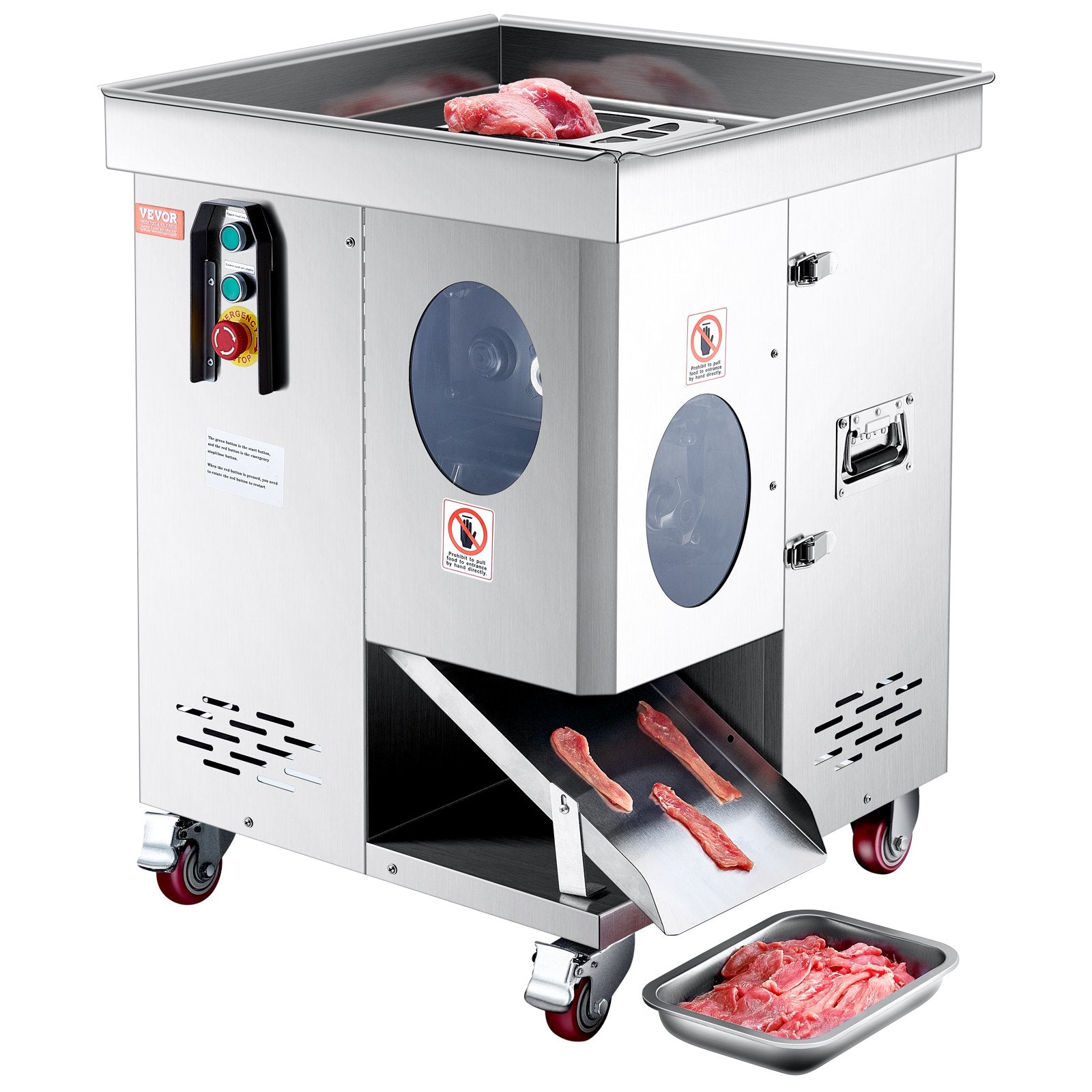 Electric Meat Cutter Machine 1100W Commercial Meat Slicer Cutting Machine V952-LSDLXRQPJYSB034HXV3