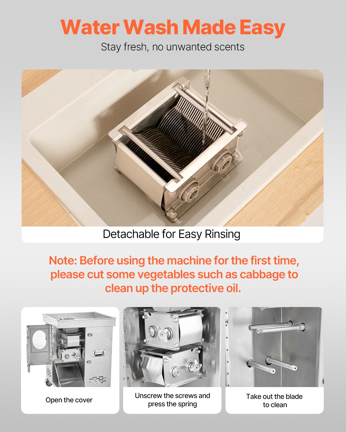 Electric Meat Cutter Machine 1100W Commercial Meat Slicer Cutting Machine V952-LSDLXRQPJYSB034HXV3