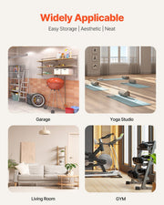 Home Gym Workout Equipment Organizer Yoga Mat Storage Weight Rack Dumbbell 1035 x 405 x 885 mm V952-LSDLYJJ3C305JBC3RV0