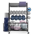 Home Gym Workout Equipment Organizer Yoga Mat Storage Weight Rack Dumbbell 870 x 405 x 1010 mm V952-LSDLYJJ4C313AAQ8JV0