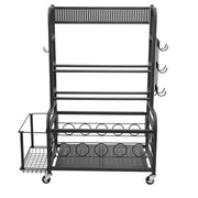 Home Gym Workout Equipment Organizer Yoga Mat Storage Weight Rack Dumbbell 870 x 405 x 1010 mm V952-LSDLYJJ4C313AAQ8JV0