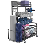 Home Gym Workout Equipment Organizer Yoga Mat Storage Weight Rack Dumbbell 870 x 405 x 1010 mm V952-LSDLYJJ4C313AAQ8JV0