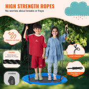 Tree Swing, 40 Inch Saucer Swing, 750lbs Weight Capacity, 900D Oxford Fabric Swing Seat with 2 Tree Hanging V952-LSFDQQLSFD409Q7D1V0