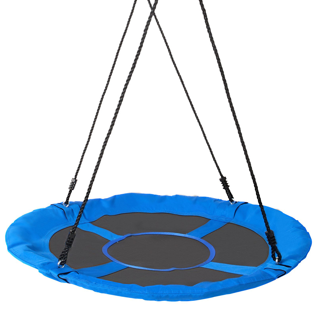 Tree Swing, 40 Inch Saucer Swing, 750lbs Weight Capacity, 900D Oxford Fabric Swing Seat with 2 Tree Hanging V952-LSFDQQLSFD409Q7D1V0