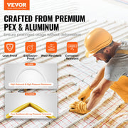 PEX-AL-PEX Tube, 300M, 16 mm Diameter Aluminum-Plastic Composite Pipe Oxygen Barrier Radiant Floor PEX Pipe, V952-LSGBSDDLP300ZT4CBV0