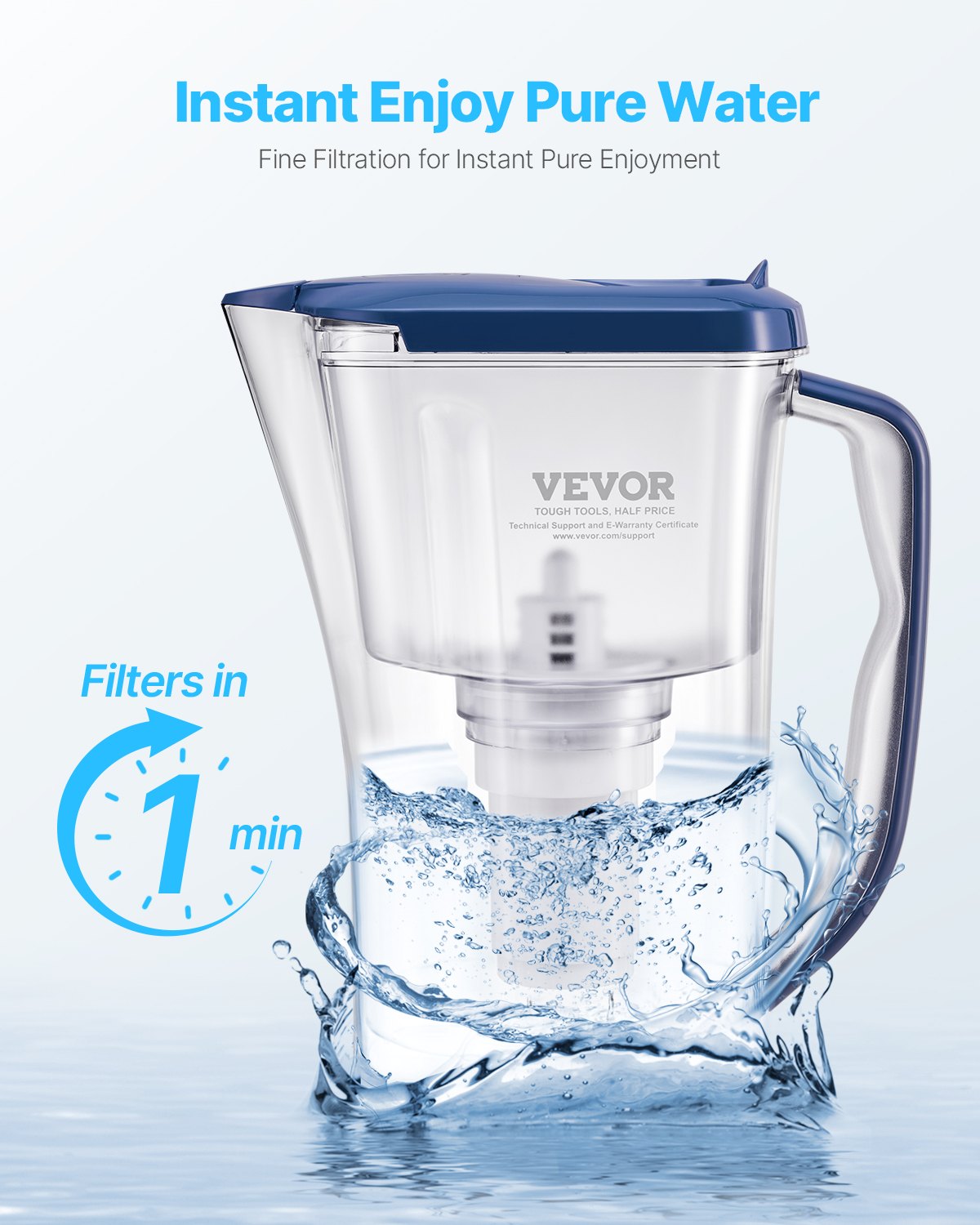 Pitcher Water Filters 3-pack Replacements for Water Filter Pitcher 6216 V952-LSGLXYZXLXSZJVVY7V0