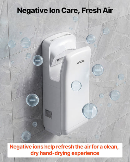 Vertical Hand Dryer, Hand Dryers with HEPA Filter, 19000 RPM High-Speed Motor, Dual-Side Airflow, ABS Sturdy V952-LSGSJBSSL000DILPE001V3