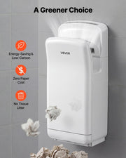 Vertical Hand Dryer, Hand Dryers with HEPA Filter, 19000 RPM High-Speed Motor, Dual-Side Airflow, ABS Sturdy V952-LSGSJBSSL000DILPE001V3