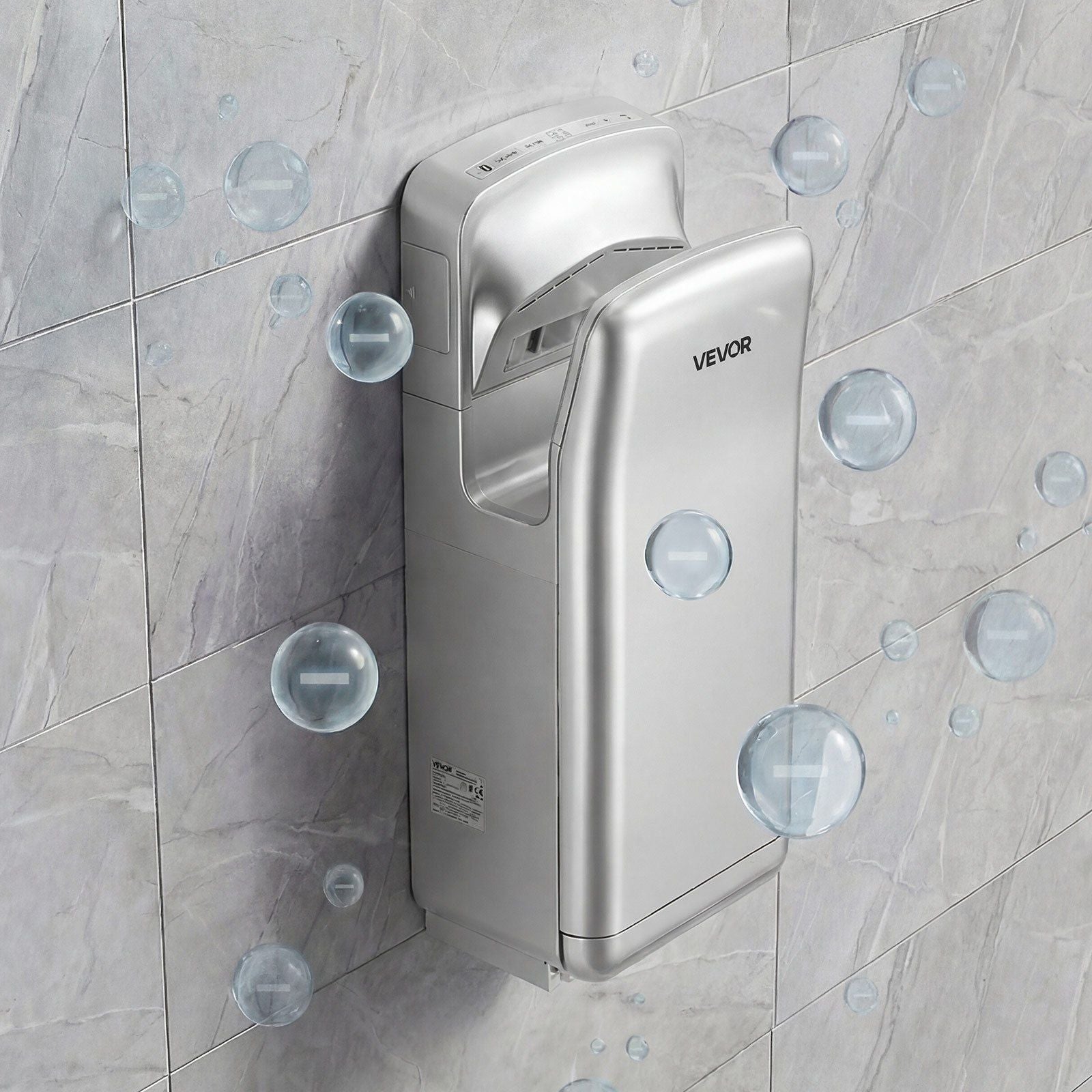 Vertical Hand Dryer, Hand Dryers with HEPA Filter, 19000 RPM High-Speed Motor, Dual-Side Airflow, ABS Sturdy V952-LSGSJYSSL000XWV3I001V3