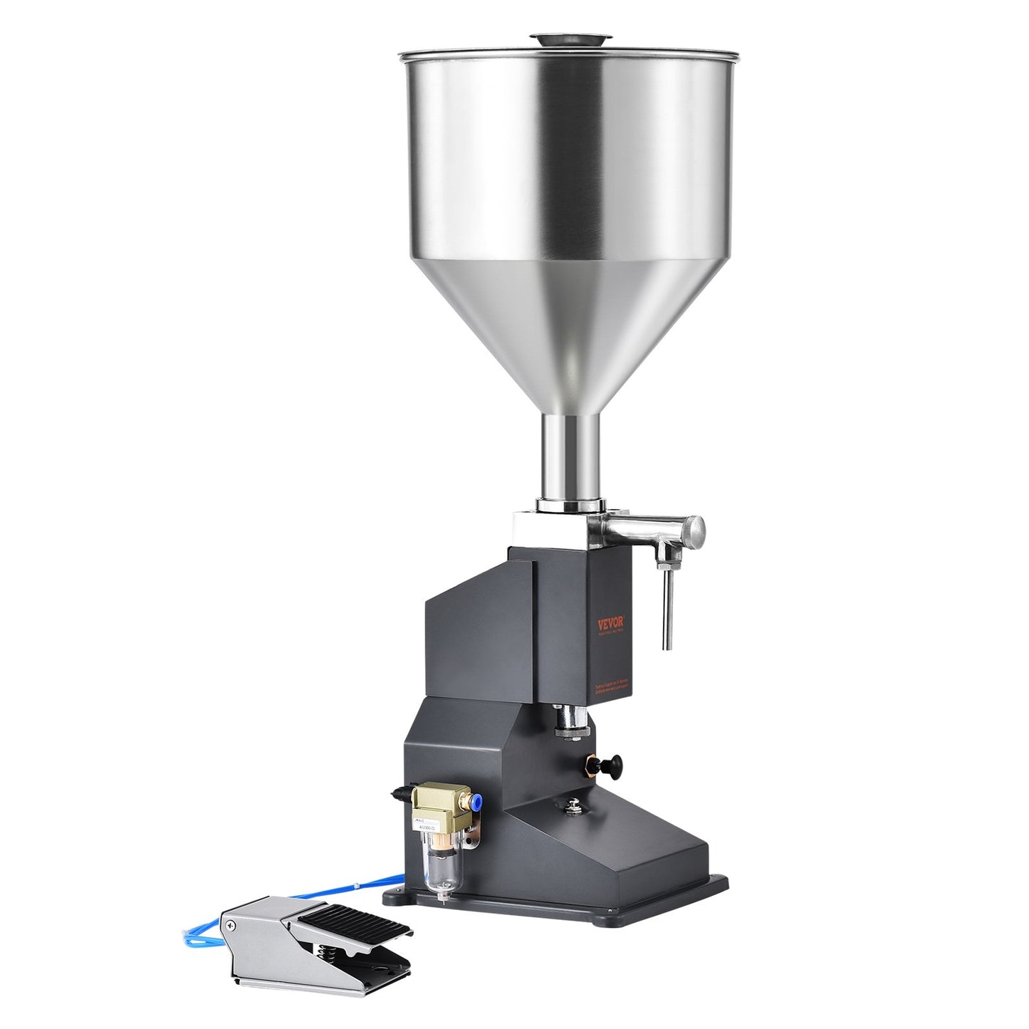 Pneumatic Paste Liquid Filling Machine, 5-50ml Bottle Filler, Bottle Filling Machine, Stainless Steel Liquid V952-LSGYTGZJQD56YVZDOV0