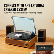 Bluetooth Vinyl Record Player 3-Speed Belt Driven Turntable 3W Speakers V952-LSJ13S000000J6DK4V3