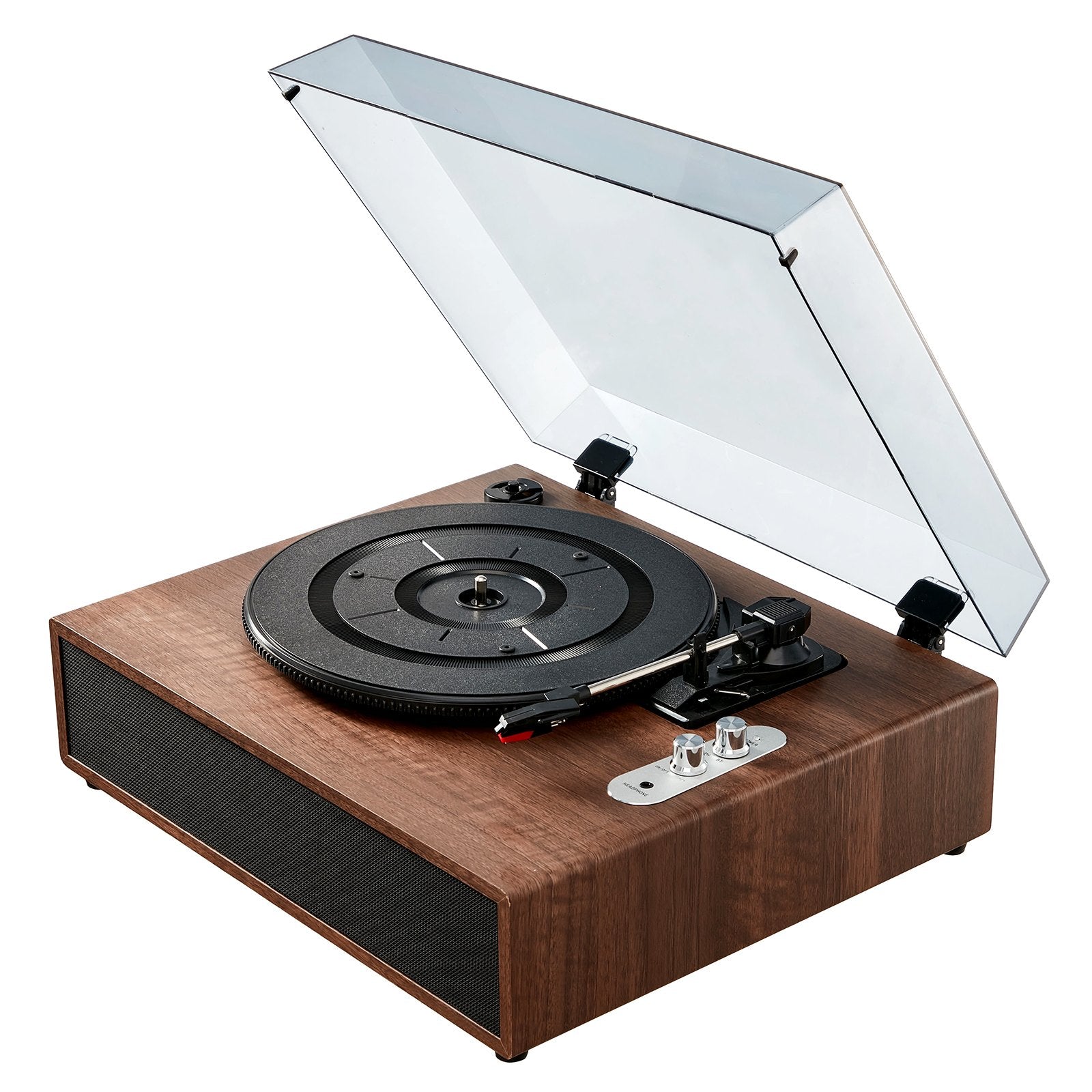 Bluetooth Vinyl Record Player 3-Speed Belt Driven Turntable 10W Speakers V952-LSJ22S000000P01V0V3