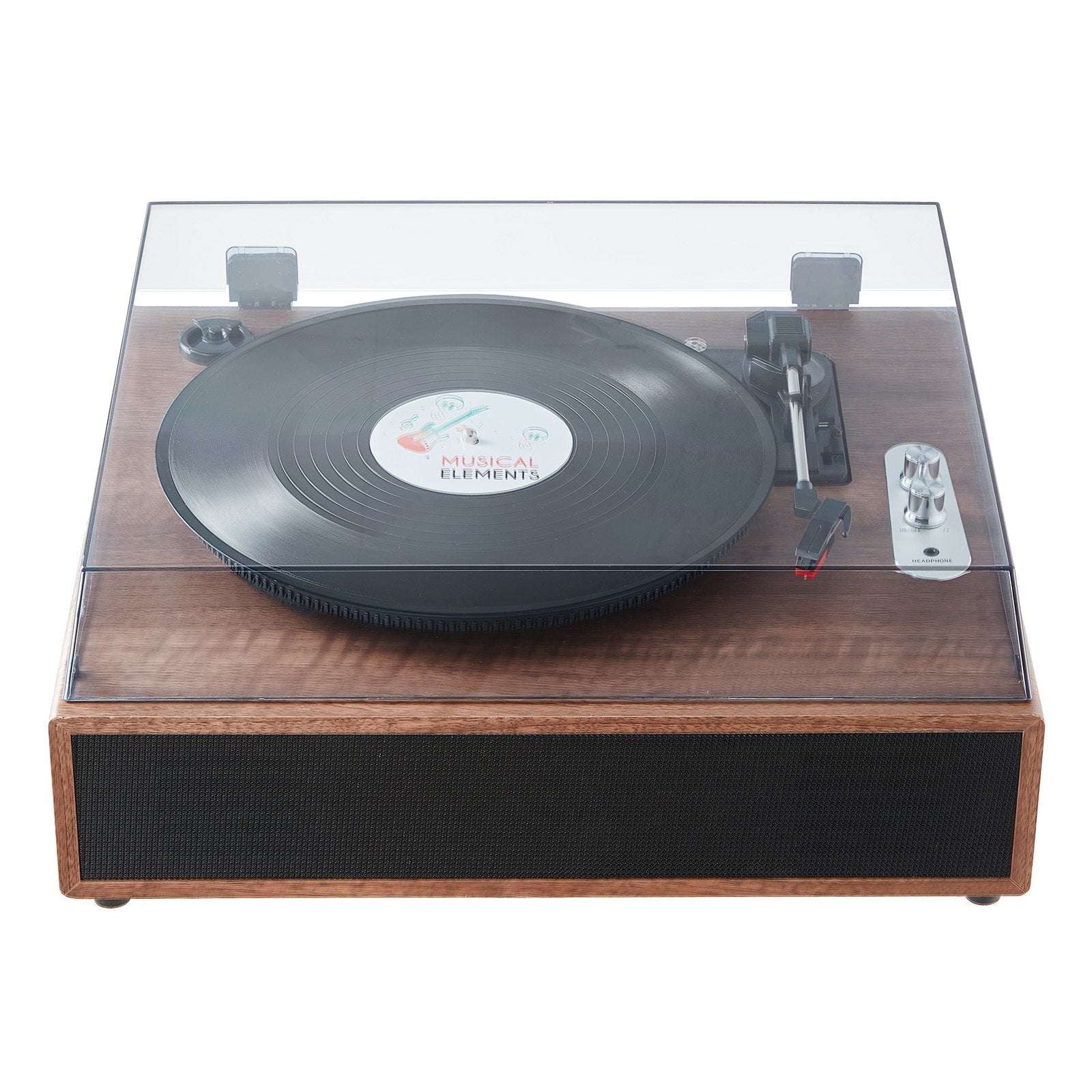 Bluetooth Vinyl Record Player 3-Speed Belt Driven Turntable 10W Speakers V952-LSJ22S000000P01V0V3