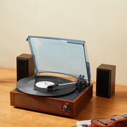 Bluetooth Vinyl Record Player 3-Speed Belt Driven Turntable 5W Speakers V952-LSJ23S000000RDAI3V3