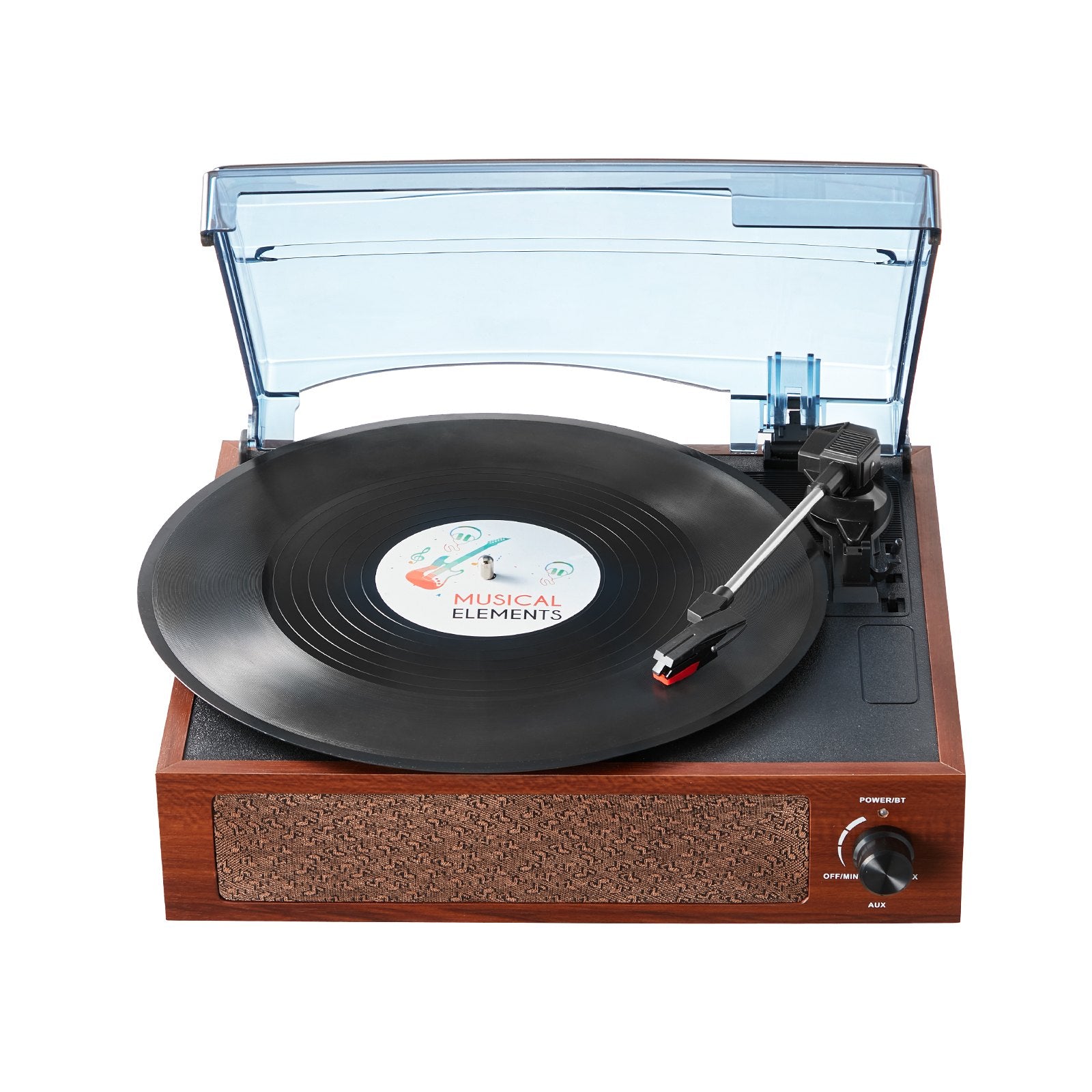 Bluetooth Vinyl Record Player 3-Speed Belt Driven Turntable 5W Speakers V952-LSJ23S000000RDAI3V3