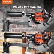 Diamond Core Drilling Machine, 8in Wet&Dry Concrete Core Drill Rig with Stand, 750RPM Speed & 1-1/4" 5/8" V952-LSJGSZKJY8425ZBUGV3