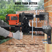 Diamond Core Drilling Machine, 8in Wet&Dry Concrete Core Drill Rig with Stand, 750RPM Speed & 1-1/4" 5/8" V952-LSJGSZKJY8425ZBUGV3
