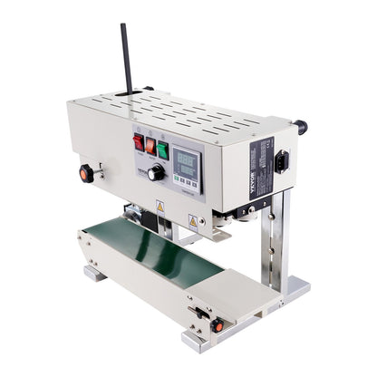 Continuous Bag Band Sealing Machine, 6-12 mm Sealing Width, Vertical Band Sealer Machine with Digital V952-LSLXFKJTBPQB7G874V3