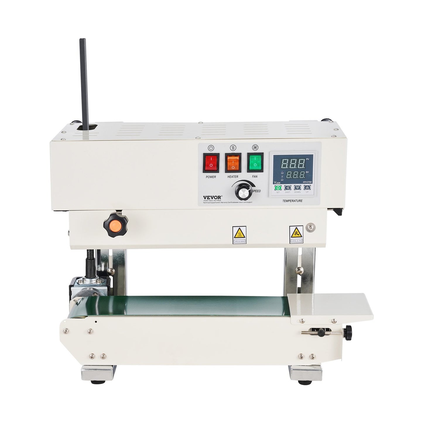 Continuous Bag Band Sealing Machine, 6-12 mm Sealing Width, Vertical Band Sealer Machine with Digital V952-LSLXFKJTBPQB7G874V3