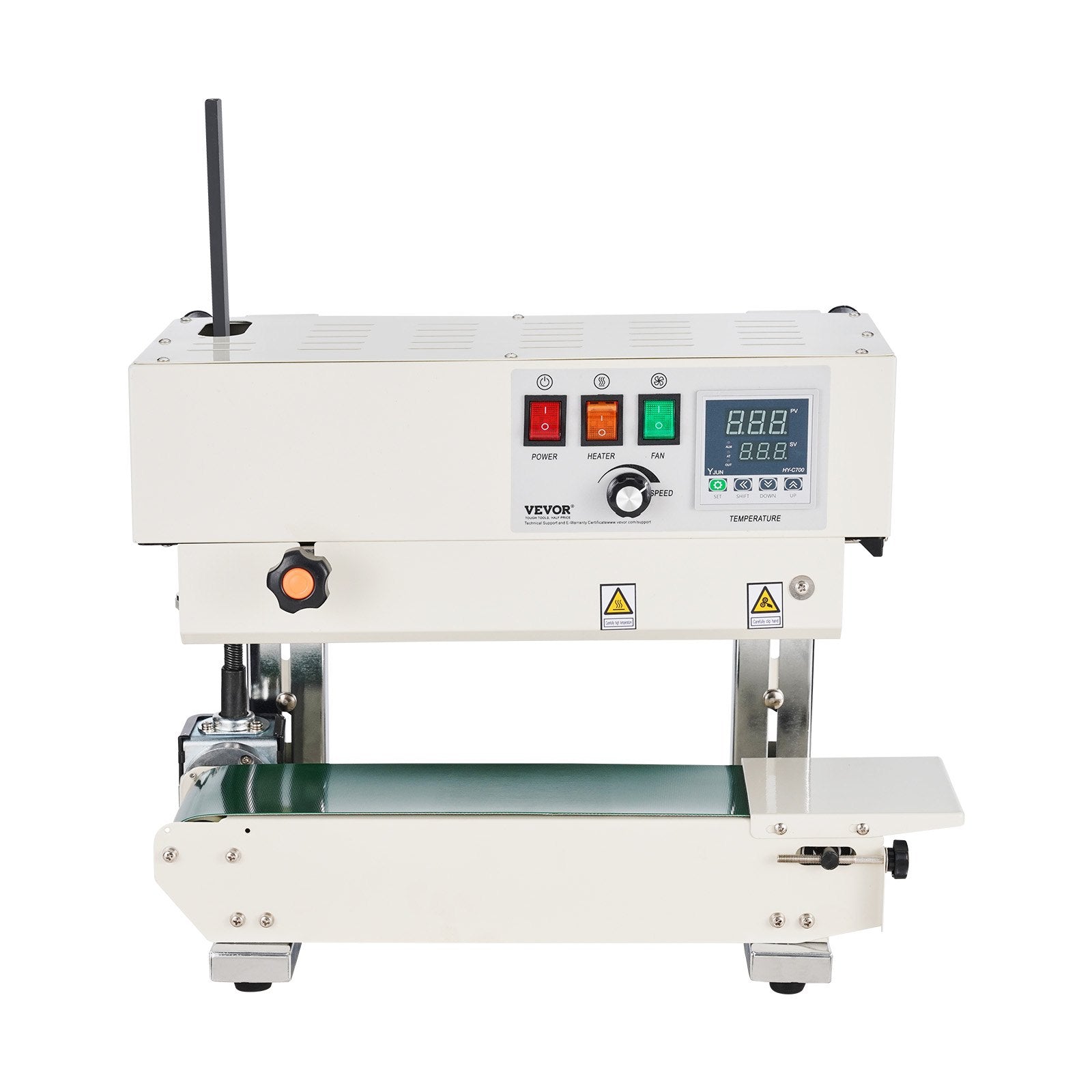 Continuous Bag Band Sealing Machine, 6-12 mm Sealing Width, Vertical Band Sealer Machine with Digital V952-LSLXFKJTBPQB7G874V3