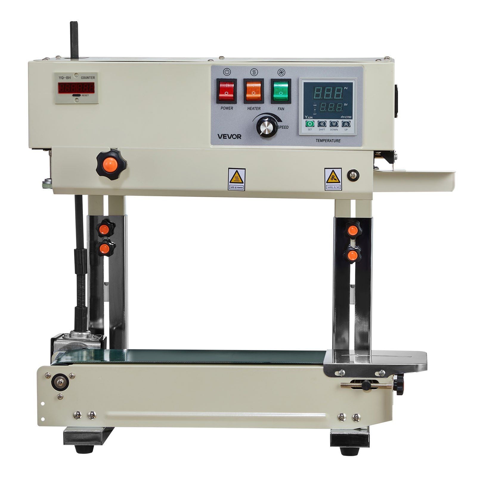 Continuous Bag Band Sealing Machine, 6-12 mm Seal Width, Vertical Band Sealer Machine with Roller Printing , V952-LSLXFKJTBPQDL4URB001V3