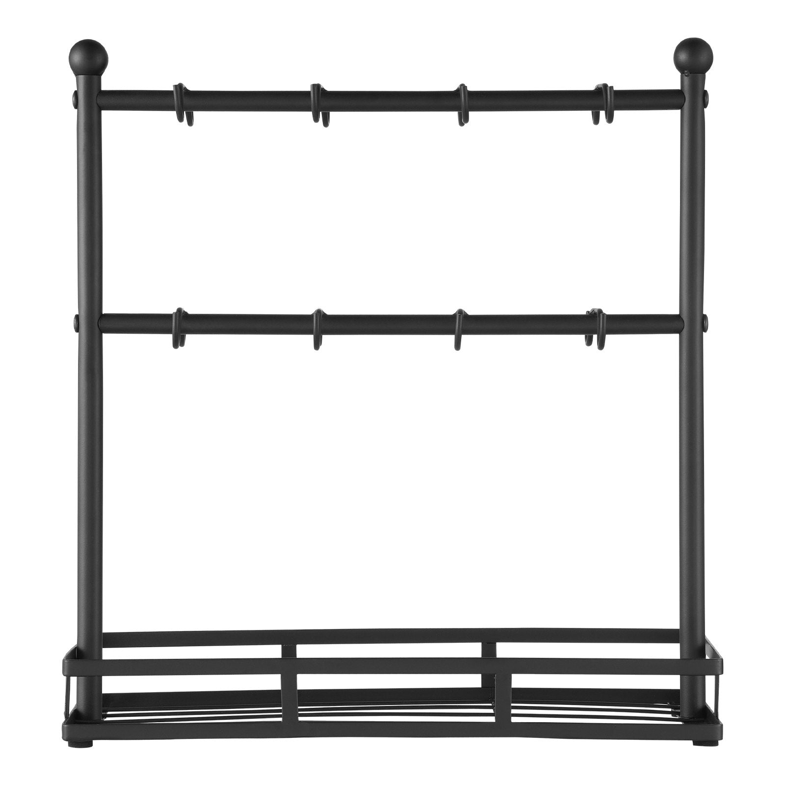 Coffee Mug Holder for Countertop 16 Hooks Cup Rack with Storage Base V952-LSMKBGJFCJS13VHF4V0