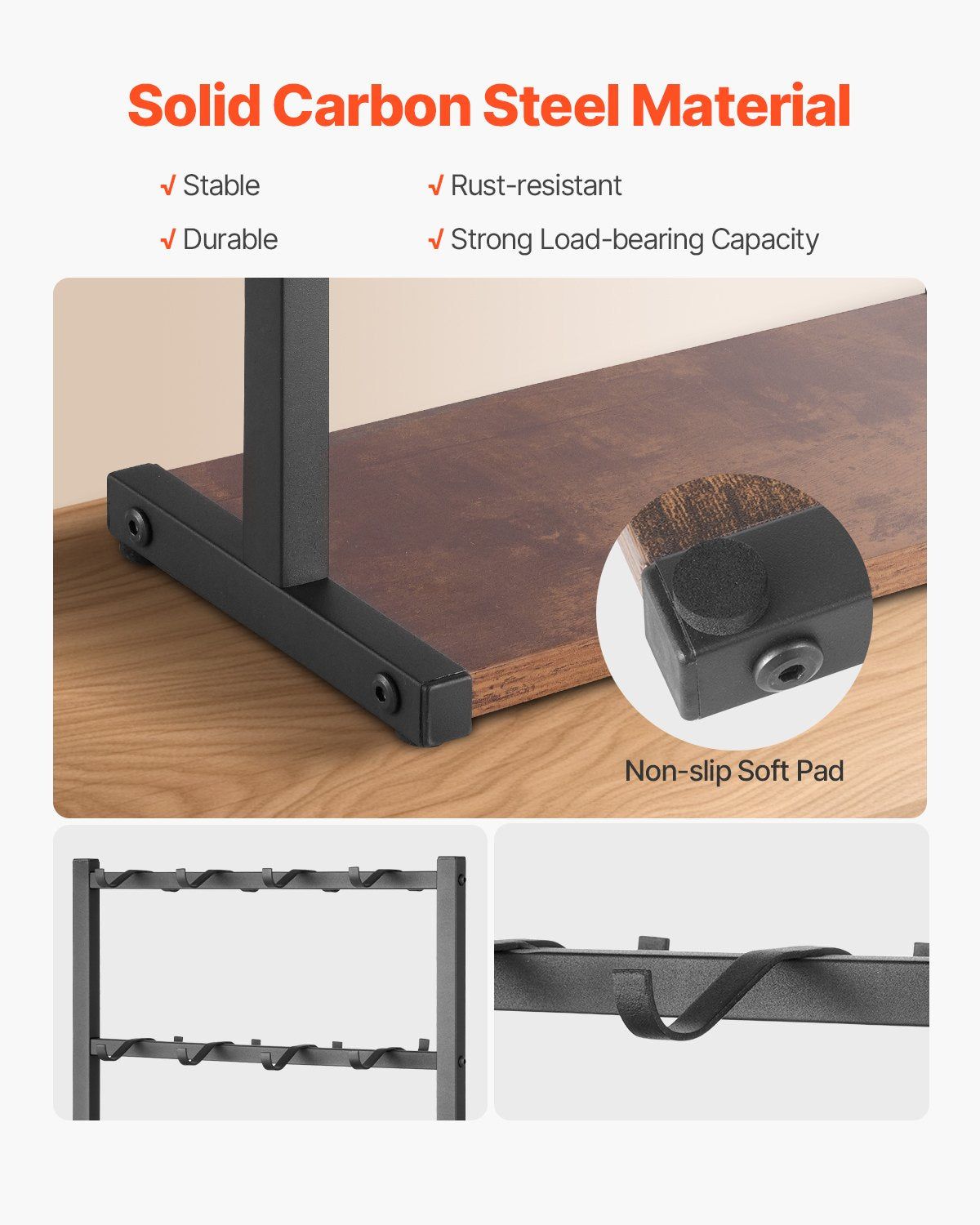 Coffee Mug Holder for Countertop 16 Hooks Cup Rack with Wood Storage Base V952-LSMKBGJFCSMJBDTGZV0