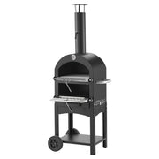 Outdoor Pizza Oven, 12" Pellet Fire Ovens, 2-Layer Pizza Oven Wood Fired, Wood Burning Outdoor Pizza-Oven V952-LSPSLHS458X48H85L001V0